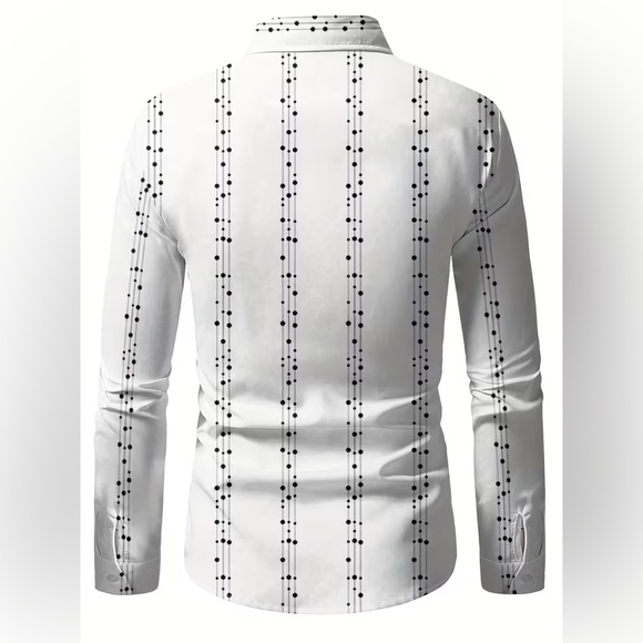 Men'S Formal Casual Shirt for Spring, Summer, And Autumn Size L - Picture 2 of 15